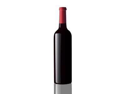 Wine Bottle 3d bottle design graphic light vector wine