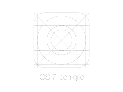 iOS 7 Icon grid