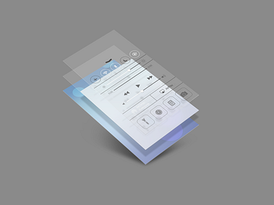 Perspective Mockup design glare ios ios 7 iphone mockup photoshop rebound shadow