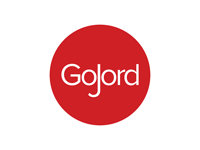 Gojord Logotype circle logo logotype proxima nova red