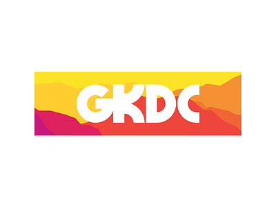 GKDC Thick branding color design flat illustration logo logotype simple type typography vector