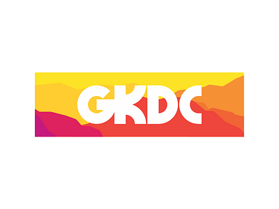 GKDC Thick branding color design flat illustration logo logotype simple type typography vector