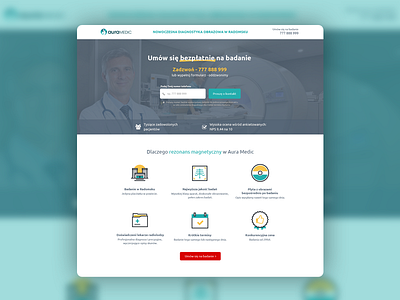 Auramedic - landing page