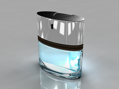 Cologne Bottle 3d maya