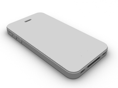 iPhone 4S Clay Render