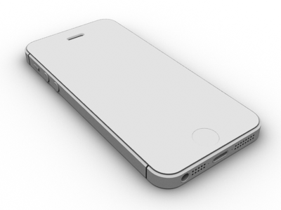 iPhone 5 Clay Render 3d iphone 5 maya