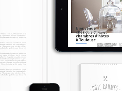 Côté Carmes branding webdesign