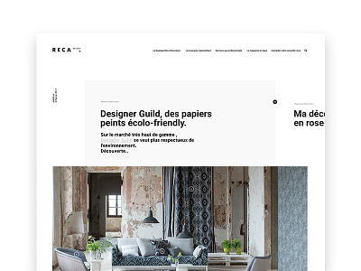 Reca Website uiux design webdesign