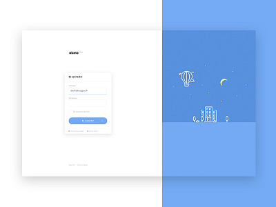 Okmo LogIn uiux design web app