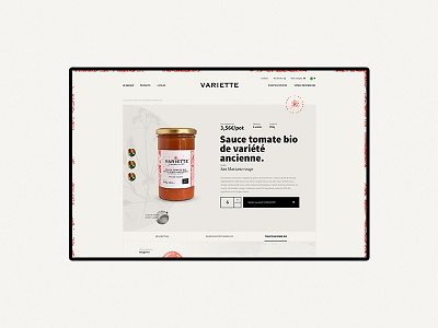 Variette Product page