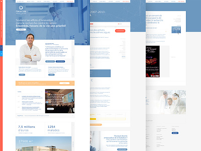 Toulouse Cancer Santé details uiux design webdesign