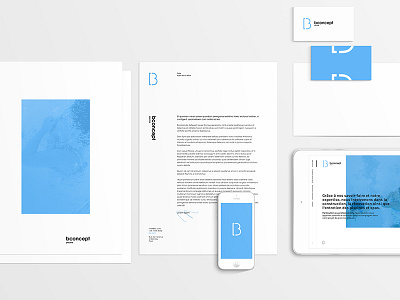 Bconcept branding editorial design webdesign
