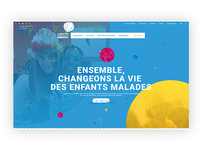 Envol homepage cover uiui design webdesign