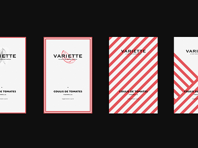 Variette label research branding design editorial design packaging