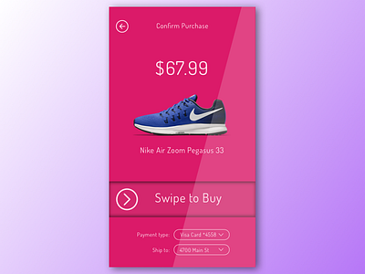 Nike Mobile Checkout checkout design ios mobile nike ui ux