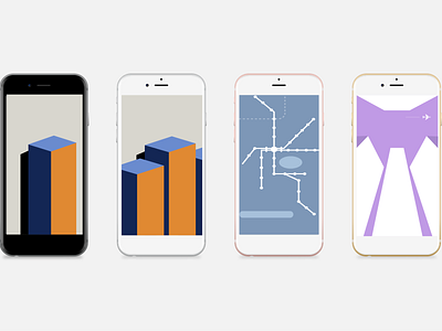 Urban Phone Backgrounds brutalist city cityscape design illustration minimal urban vector