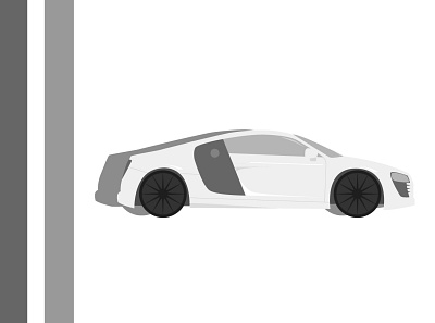 Audi R8 audi cars design illustration vector