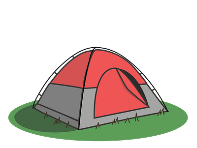 Sleep Outside camping design illustration minimal outdoors simple tent