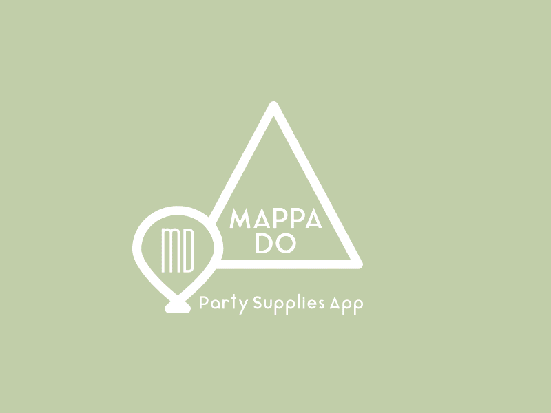 Mappado app brand branding design logo