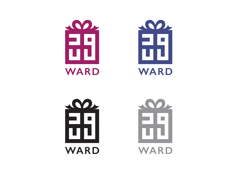 Ward logo study brand branding creative design logo study