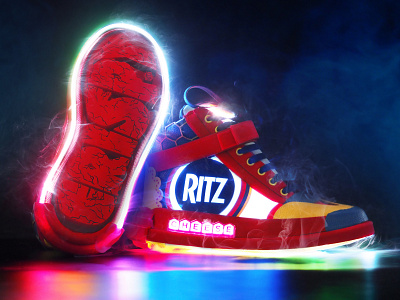 Ritz Shoe with Sole colors design graphic lettering procreate shoes design type