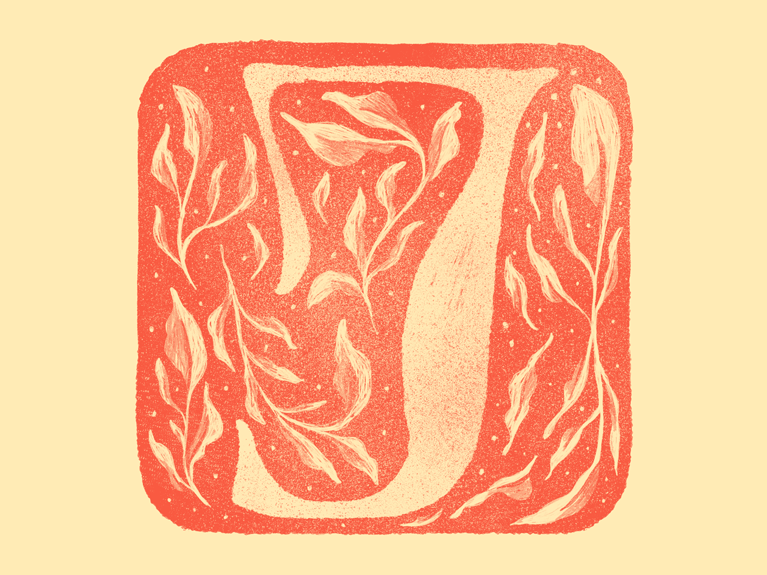 J 36 days of type lettering 36 days of type-j 36daysoftype illustration lettering texture type typography