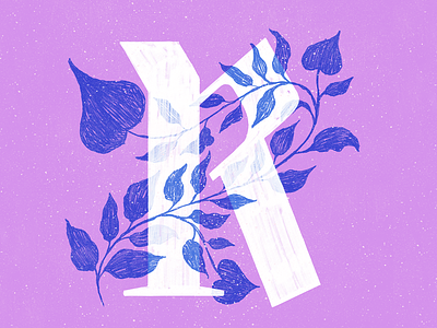 R 36daysoftype illustration lettering plants procreate texture type typography