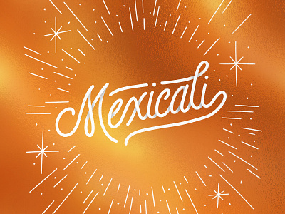 Mexicali lettering mexicali mexico procreate type typography