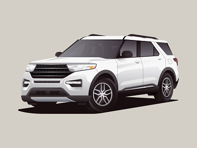 Vroom Vroom car design illustration illustrator shadow suv vector vehicle vroom