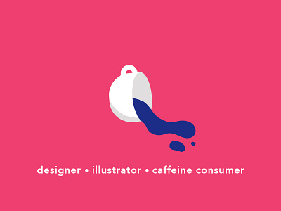 Caffeine Consumer caffeine coffee cup design drink illustration illustrator mug red