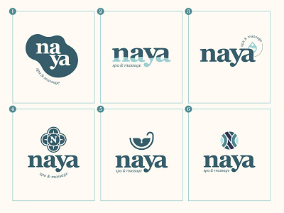 Naya lettering logo logo design logotype massage spa spa logo type typography water water logo