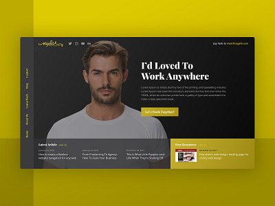 Freelancer Landing Page