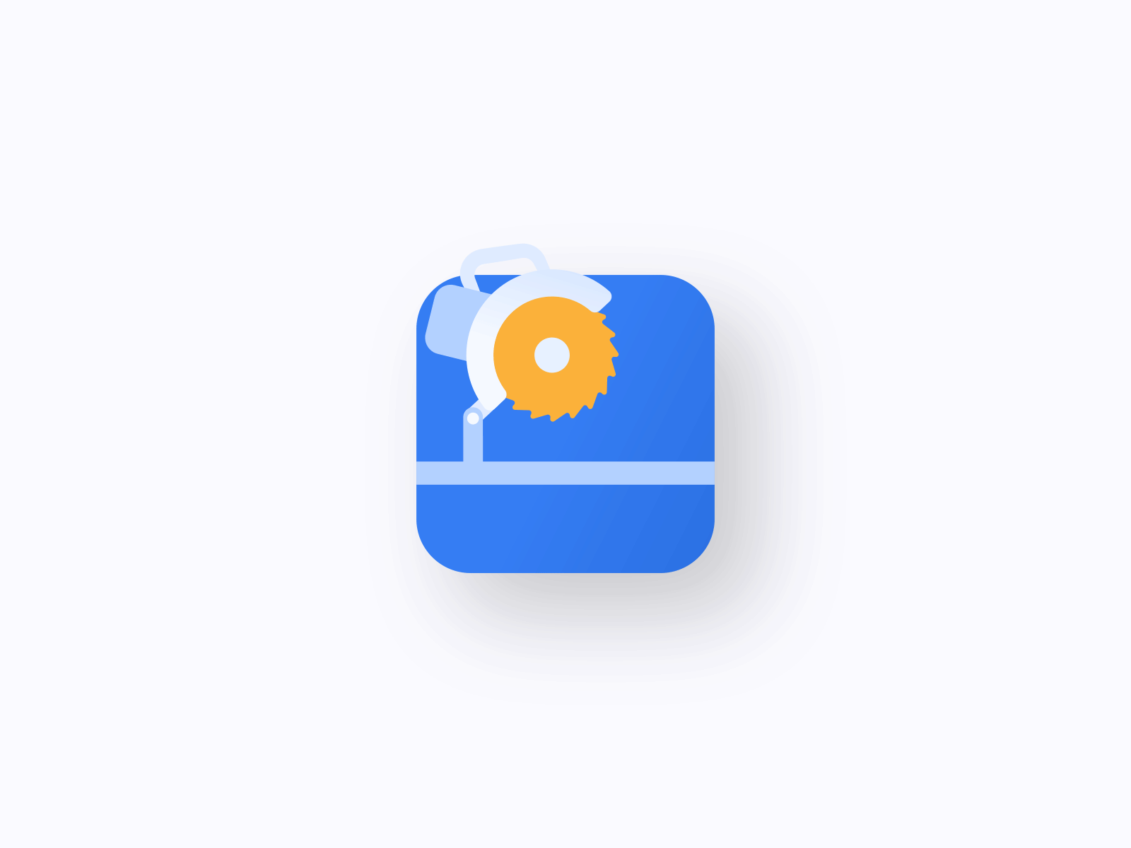 Slice 🗜 animation cutter design electric tools flat icon illustration minimal mograph motion motion design motiongraphics power tools tools ui ux vector wood wood cutter