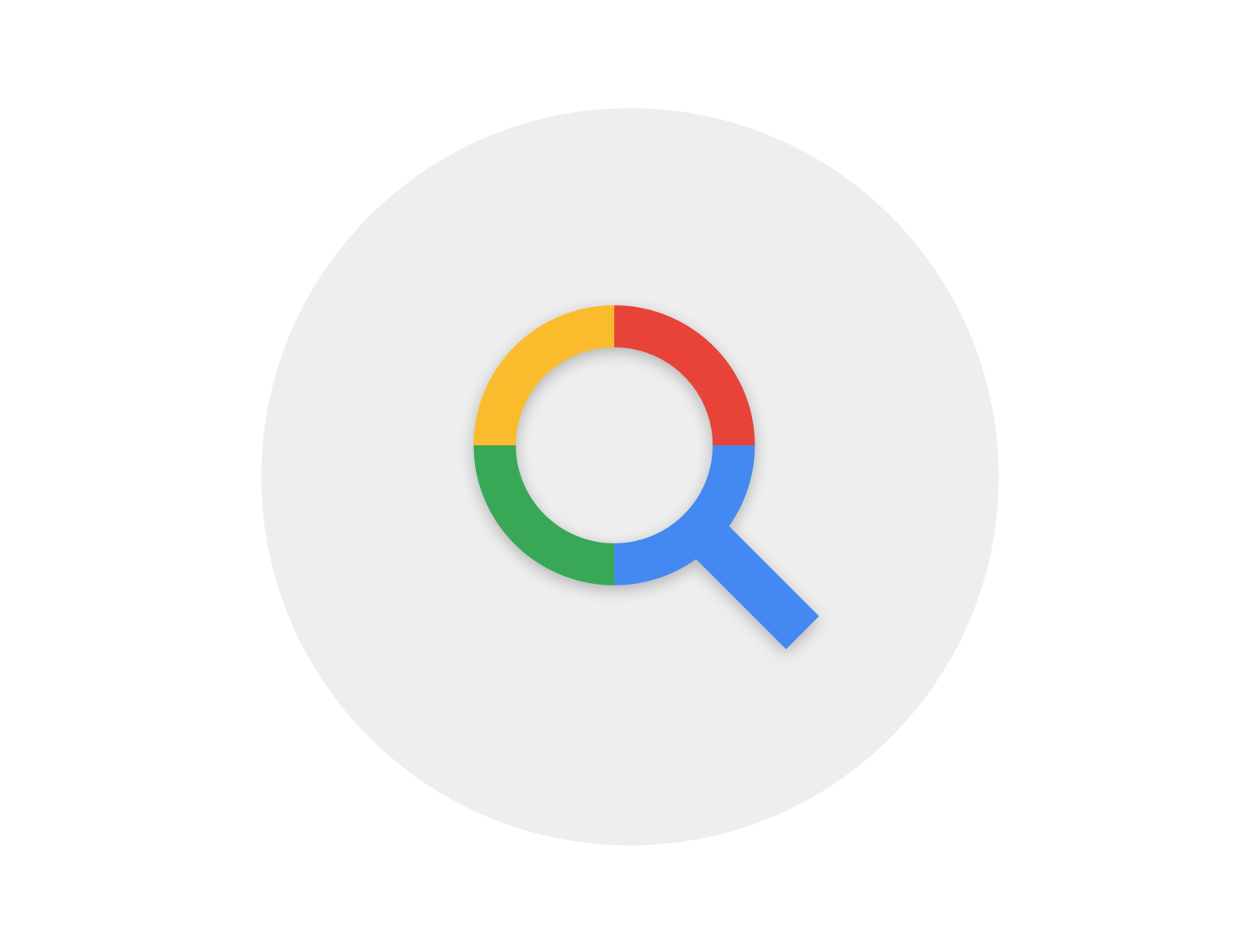 Google-Inspired Search Icon By David Osrow On Dribbble