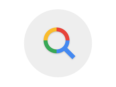 Google-Inspired Search Icon