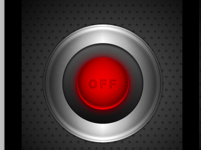 Off button interface iphone ui