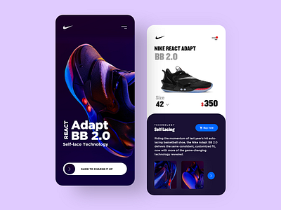 Nike Adapt Application app design ecommerce ecommerce app ios app nike nike air nike shoes shoes app ui uiux userexperience userinterface ux