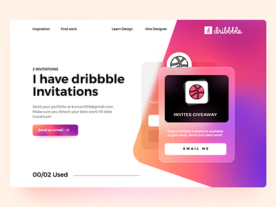 Dribbble invites giveaway (2)