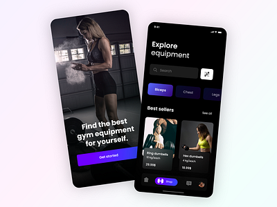 Gym fitness marketplace app exploration