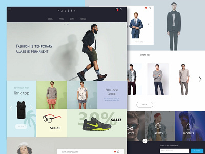 Manify,Men's fashion E-commerce website. ai clothes design ecommerce fashion login mens ui web ui webdesign