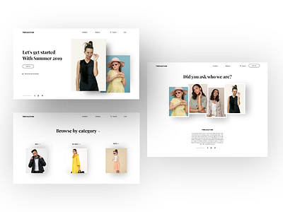 Fashion Ecommerce- Pages appdesign application design ecommorce fashion fashion ecommerce illustration landing minimalism shop typography ui uiux userexperience userinterface ux vector web webdesign website