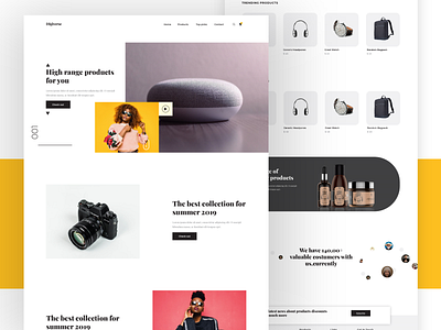 All Stuff Ecommerce amazon design ecommerce homepage inspiration landing minimalism products shop ui uiux userexperience userinterface ux webdesign