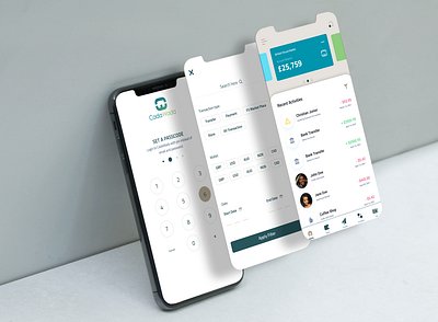 Mobile App Mockup dashboard mobile app design money transfer payment uiux