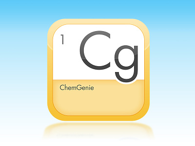 ChemGenie icon chemgenie chemistry icon yellow