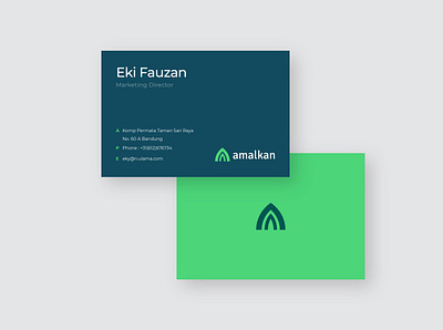 Amalkan Business card branding branding design businesscard graphicdesign logo