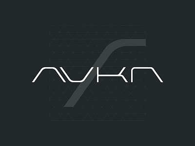 Avkn Logo branding development grid system logo logo gram logo grid software website
