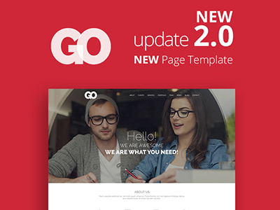 GO Update 2.0 New Page