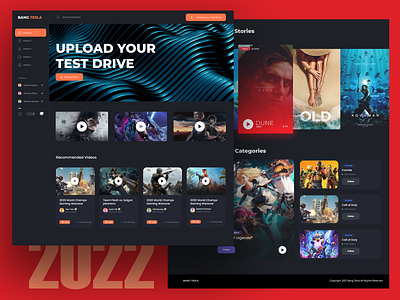 TV APP New app business creative design email template mobile modern new tv ui ux web