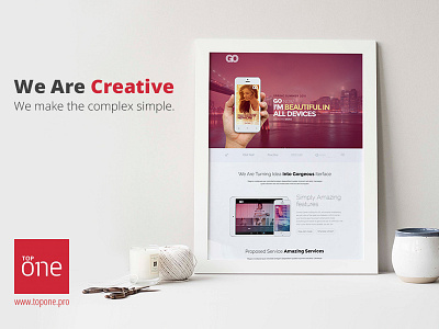 GO creative design go new one psd top ui ux web