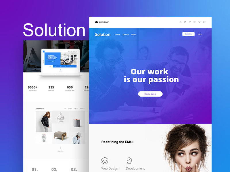 Solution by Ahmed Nazmy on Dribbble